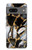 W3419 Gold Marble Graphic Print Hülle Schutzhülle Taschen und Leder Flip für Google Pixel 7a