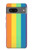 W3699 LGBT Pride Hülle Schutzhülle Taschen und Leder Flip für Google Pixel 7a