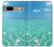 W3720 Summer Ocean Beach Hülle Schutzhülle Taschen und Leder Flip für Google Pixel 7a