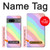 W3810 Pastel Unicorn Summer Wave Hülle Schutzhülle Taschen und Leder Flip für Google Pixel 7a