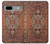 W3813 Persian Carpet Rug Pattern Hülle Schutzhülle Taschen und Leder Flip für Google Pixel 7a