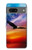 W3841 Bald Eagle Flying Colorful Sky Hülle Schutzhülle Taschen und Leder Flip für Google Pixel 7a