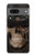 W3852 Steampunk Skull Hülle Schutzhülle Taschen und Leder Flip für Google Pixel 7a