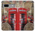 W3856 Vintage London British Hülle Schutzhülle Taschen und Leder Flip für Google Pixel 7a