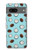 W3860 Coconut Dot Pattern Hülle Schutzhülle Taschen und Leder Flip für Google Pixel 7a