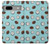 W3860 Coconut Dot Pattern Hülle Schutzhülle Taschen und Leder Flip für Google Pixel 7a