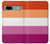 W3887 Lesbian Pride Flag Hülle Schutzhülle Taschen und Leder Flip für Google Pixel 7a