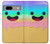 W3939 Ice Cream Cute Smile Hülle Schutzhülle Taschen und Leder Flip für Google Pixel 7a