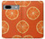 W3946 Seamless Orange Pattern Hülle Schutzhülle Taschen und Leder Flip für Google Pixel 7a