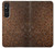 W0542 Rust Texture Hülle Schutzhülle Taschen und Leder Flip für Sony Xperia 1 V