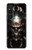 W1027 Hardcore Metal Skull Hülle Schutzhülle Taschen und Leder Flip für Sony Xperia 1 V