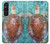 W1424 Sea Turtle Hülle Schutzhülle Taschen und Leder Flip für Sony Xperia 1 V