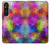 W3677 Colorful Brick Mosaics Hülle Schutzhülle Taschen und Leder Flip für Sony Xperia 1 V