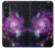 W3689 Galaxy Outer Space Planet Hülle Schutzhülle Taschen und Leder Flip für Sony Xperia 1 V