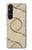 W3703 Mosaic Tiles Hülle Schutzhülle Taschen und Leder Flip für Sony Xperia 1 V