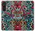 W3712 Pop Art Pattern Hülle Schutzhülle Taschen und Leder Flip für Sony Xperia 1 V