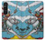W3731 Tarot Card Knight of Swords Hülle Schutzhülle Taschen und Leder Flip für Sony Xperia 1 V
