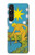 W3744 Tarot Card The Star Hülle Schutzhülle Taschen und Leder Flip für Sony Xperia 1 V