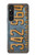 W3750 Vintage Vehicle Registration Plate Hülle Schutzhülle Taschen und Leder Flip für Sony Xperia 1 V