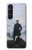 W3789 Wanderer above the Sea of Fog Hülle Schutzhülle Taschen und Leder Flip für Sony Xperia 1 V