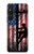 W3803 Electrician Lineman American Flag Hülle Schutzhülle Taschen und Leder Flip für Sony Xperia 1 V
