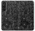 W3808 Mathematics Blackboard Hülle Schutzhülle Taschen und Leder Flip für Sony Xperia 1 V