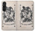 W3818 Vintage Playing Card Hülle Schutzhülle Taschen und Leder Flip für Sony Xperia 1 V