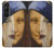 W3853 Mona Lisa Gustav Klimt Vermeer Hülle Schutzhülle Taschen und Leder Flip für Sony Xperia 1 V