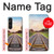 W3866 Railway Straight Train Track Hülle Schutzhülle Taschen und Leder Flip für Sony Xperia 1 V