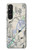 W3882 Flying Enroute Chart Hülle Schutzhülle Taschen und Leder Flip für Sony Xperia 1 V