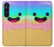 W3939 Ice Cream Cute Smile Hülle Schutzhülle Taschen und Leder Flip für Sony Xperia 1 V