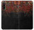 W3071 Rusted Metal Texture Graphic Hülle Schutzhülle Taschen und Leder Flip für Sony Xperia 10 V