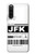 W3664 Airline Travel Luggage Label Hülle Schutzhülle Taschen und Leder Flip für Sony Xperia 10 V