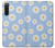 W3681 Daisy Flowers Pattern Hülle Schutzhülle Taschen und Leder Flip für Sony Xperia 10 V