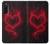 W3682 Devil Heart Hülle Schutzhülle Taschen und Leder Flip für Sony Xperia 10 V