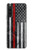 W3687 Firefighter Thin Red Line American Flag Hülle Schutzhülle Taschen und Leder Flip für Sony Xperia 10 V