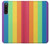 W3699 LGBT Pride Hülle Schutzhülle Taschen und Leder Flip für Sony Xperia 10 V