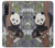 W3793 Cute Baby Panda Snow Painting Hülle Schutzhülle Taschen und Leder Flip für Sony Xperia 10 V