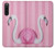 W3805 Flamingo Pink Pastel Hülle Schutzhülle Taschen und Leder Flip für Sony Xperia 10 V