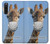 W3806 Funny Giraffe Hülle Schutzhülle Taschen und Leder Flip für Sony Xperia 10 V