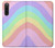 W3810 Pastel Unicorn Summer Wave Hülle Schutzhülle Taschen und Leder Flip für Sony Xperia 10 V