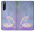 W3823 Beauty Pearl Mermaid Hülle Schutzhülle Taschen und Leder Flip für Sony Xperia 10 V