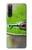 W3845 Green frog Hülle Schutzhülle Taschen und Leder Flip für Sony Xperia 10 V