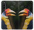 W3876 Colorful Hornbill Hülle Schutzhülle Taschen und Leder Flip für Sony Xperia 10 V