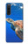 W3898 Sea Turtle Hülle Schutzhülle Taschen und Leder Flip für Sony Xperia 10 V