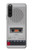 W3953 Vintage Cassette Player Graphic Hülle Schutzhülle Taschen und Leder Flip für Sony Xperia 10 V
