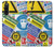 W3960 Safety Signs Sticker Collage Hülle Schutzhülle Taschen und Leder Flip für Sony Xperia 10 V