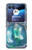 W3912 Cute Little Mermaid Aqua Spa Hülle Schutzhülle Taschen Flip für Motorola Razr 40 Ultra