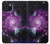 W3689 Galaxy Outer Space Planet Hülle Schutzhülle Taschen und Leder Flip für iPhone 15