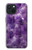 W3713 Purple Quartz Amethyst Graphic Printed Hülle Schutzhülle Taschen und Leder Flip für iPhone 15